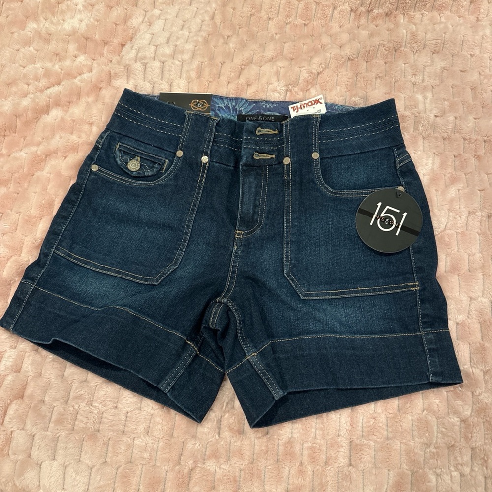one 5 one Indigo Women's Jean Shorts